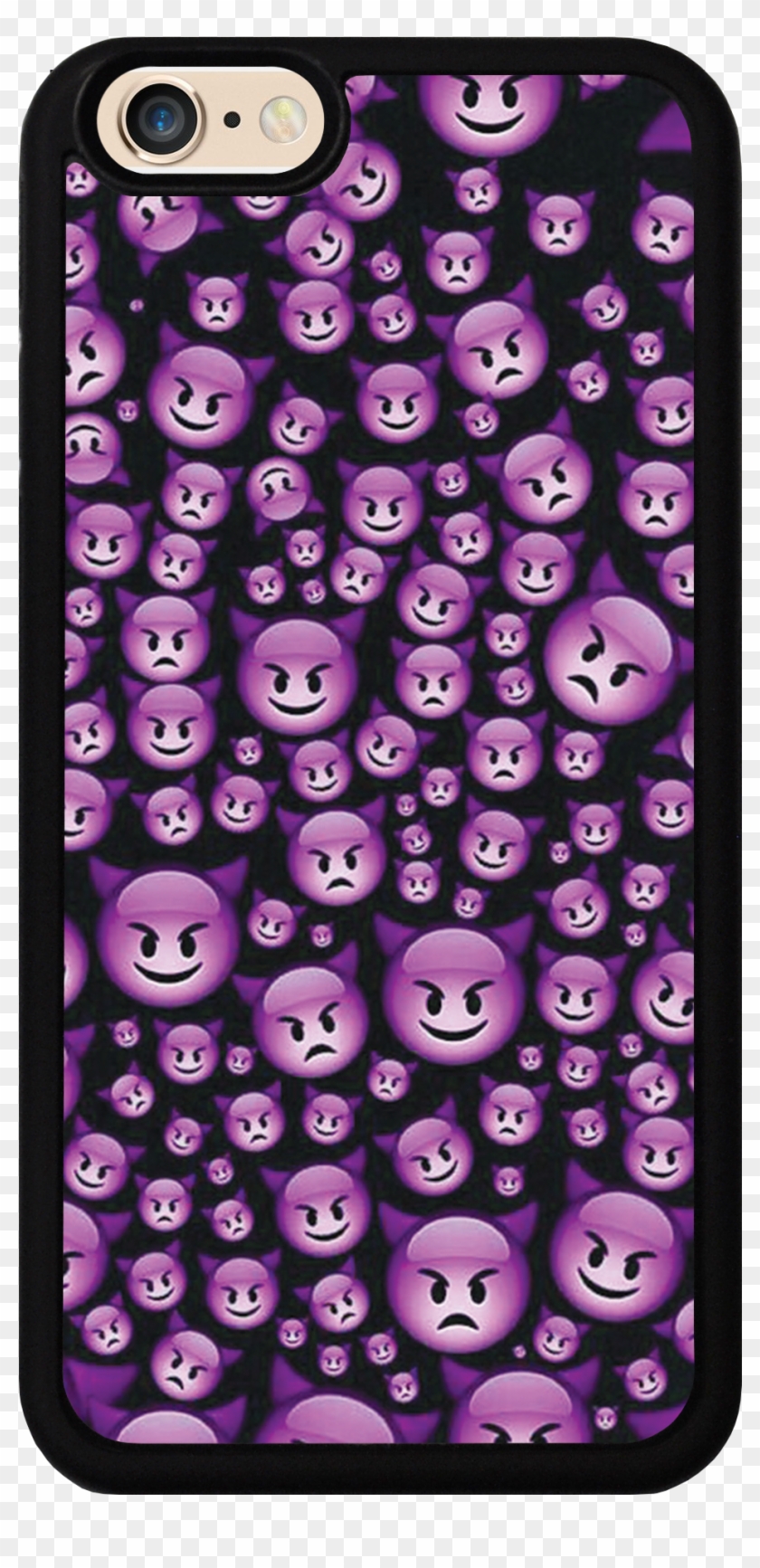Purple Devils Emoji Case - Iphone Devil Emoji Clipart
