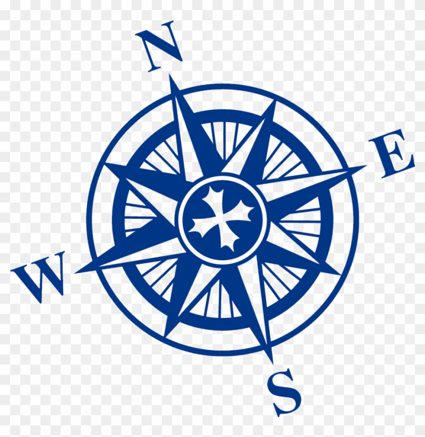 Free Download Of Compass Rose Icon Clipart - Nautical Compass Clip Art - Png Download