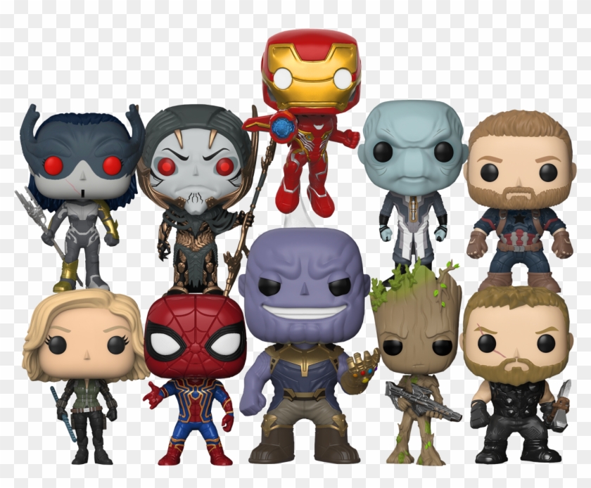 Avengers - Black Order Funko Pop Clipart