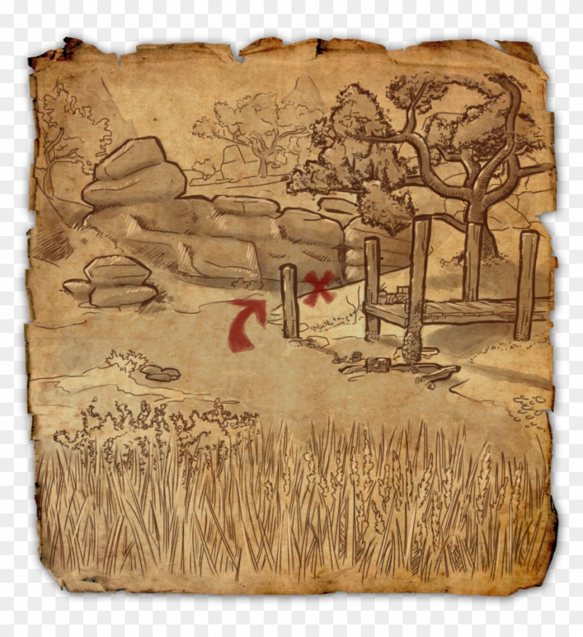 Reaper's March Treasure Map Vi - Eso Clockwork City Treasure Map 1 Clipart #1200057