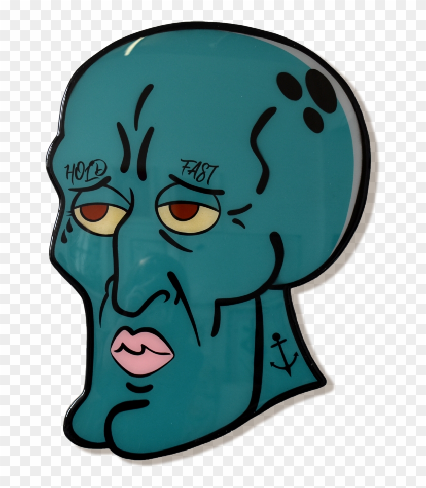 'handsome Ass Squidward' By Jason Rowland , Png Download Clipart