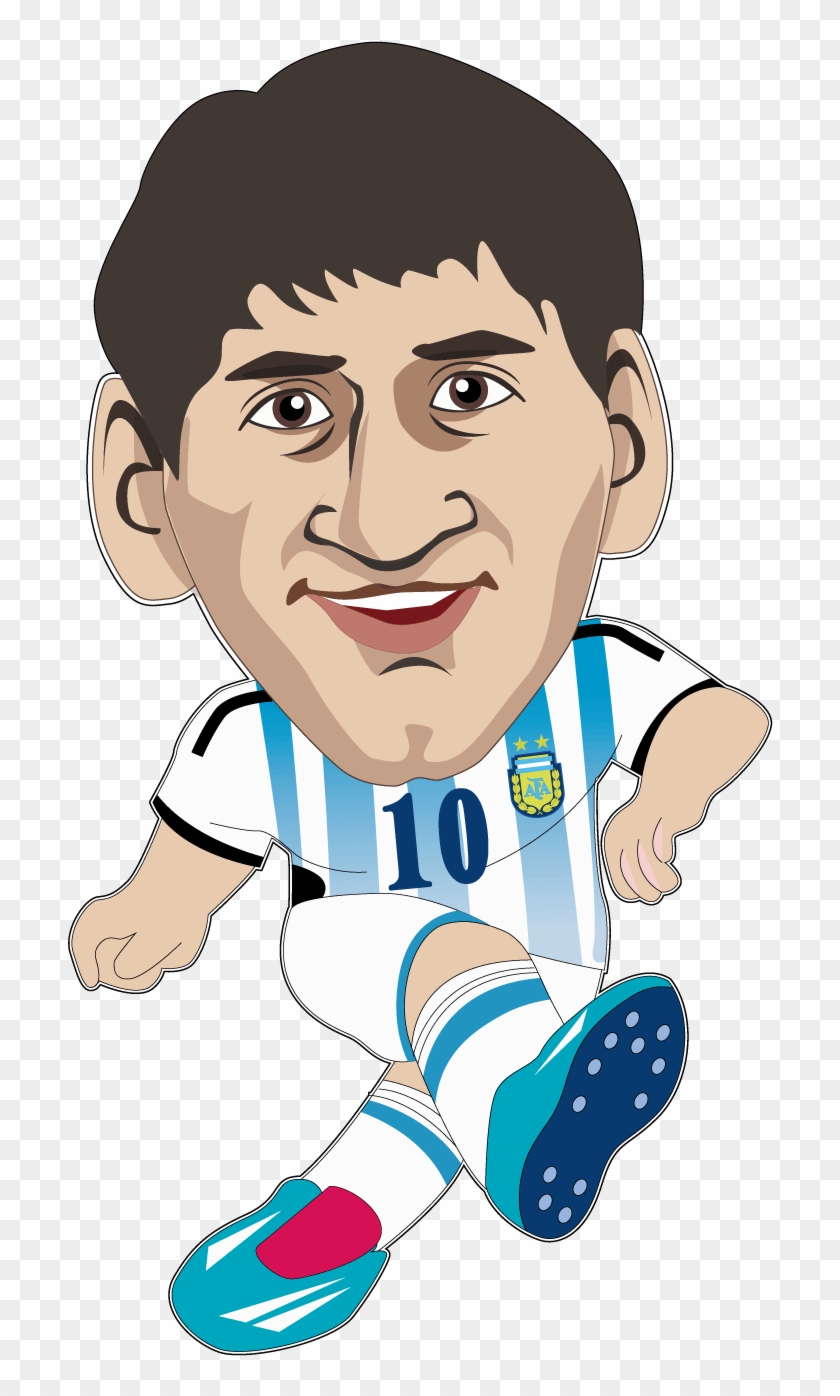 Fifa Clipart Lionel Messi - Dibujos Animados De Messi - Png Download #1200643