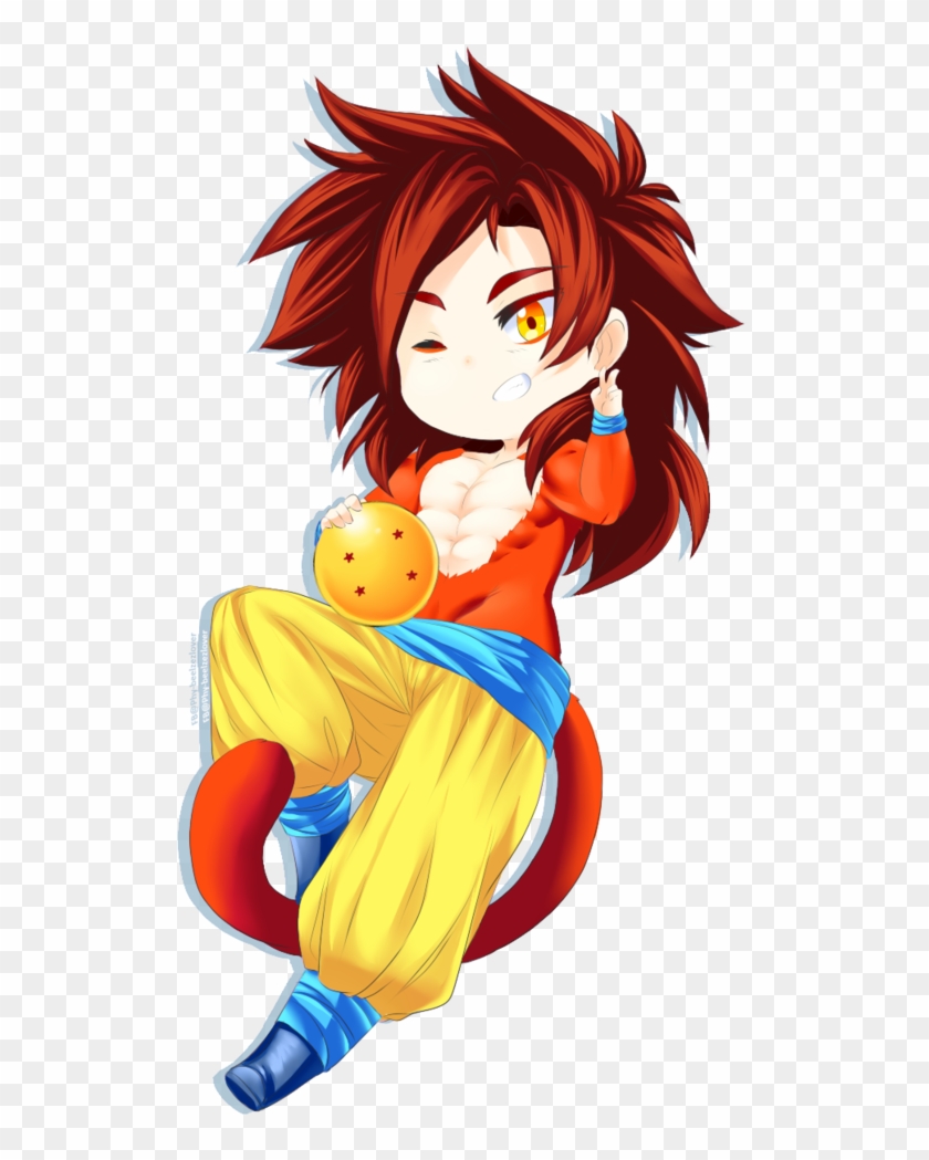 Goku Super, Super Saiyan, Dragon Ball Z, Dbz, Chibi, - Cartoon Clipart