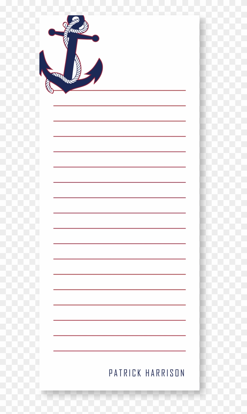 Custom Notepad Personalized Long Lines Clipart #1200975