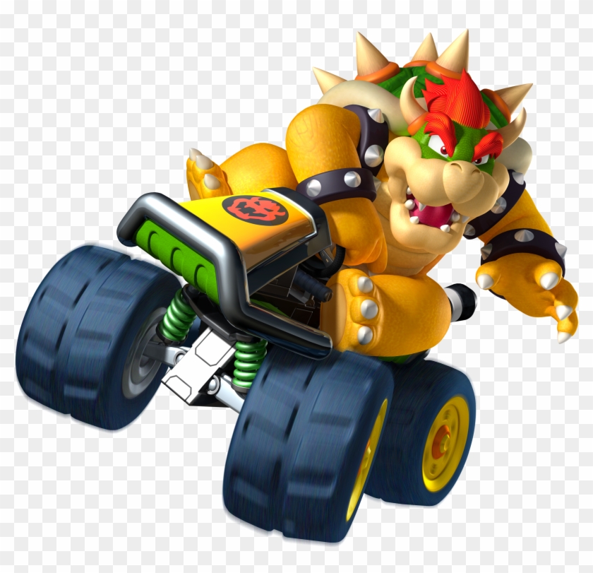 Bowser Png - Bowser Mario Kart Png Clipart
