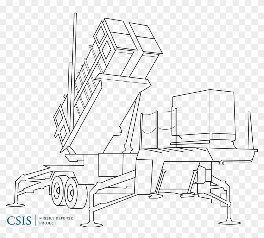 The Mim-104 Patriot Is The U - Missile Defense System Png Clipart