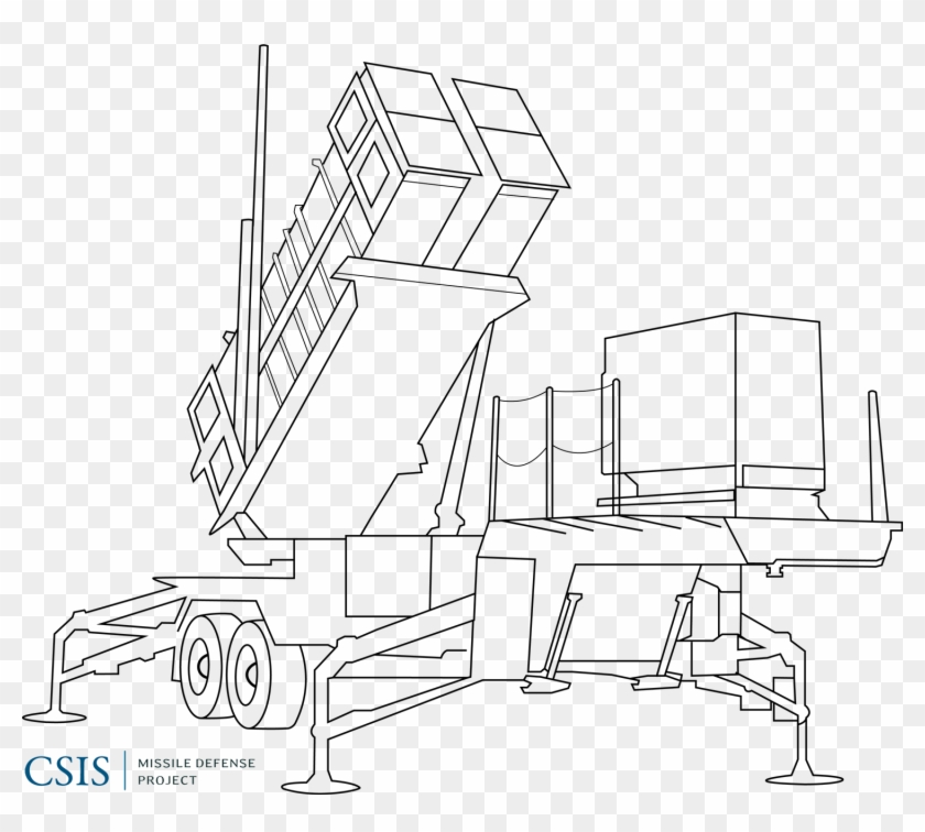 The Mim-104 Patriot Is The U - Missile Defense System Png Clipart #1201314