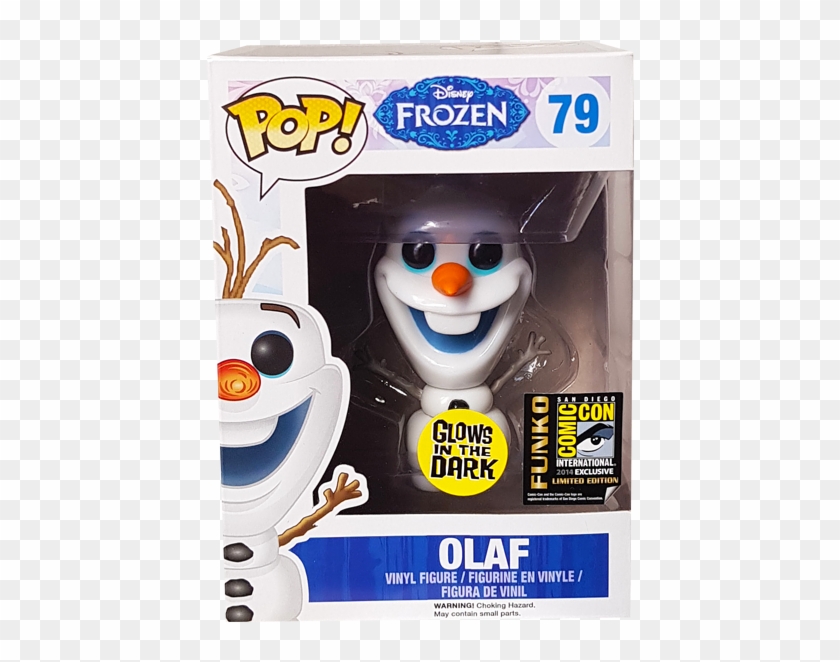 Olaf Glow Sdcc 2014 Exclusive Pop Vinyl Figure - Funko Pop Elsa 82 Clipart #1201382