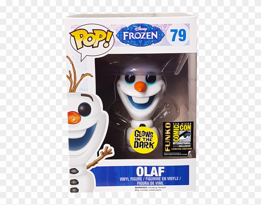 Olaf Glow Sdcc 2014 Exclusive Pop Vinyl Figure - Funko Pop Elsa 82 Clipart