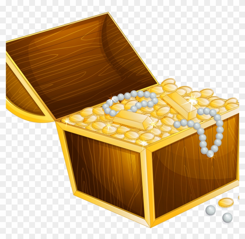 Treasure Clipart - Treasure Chest No Background - Png Download