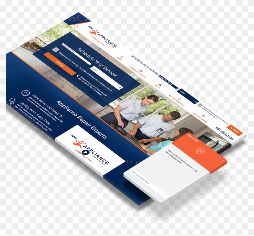 Live Chat Services - Flyer Clipart