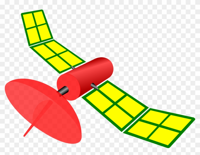 Satellite Clipart Satellite Orbit - Weather Satellite Clipart - Png Download #1201575