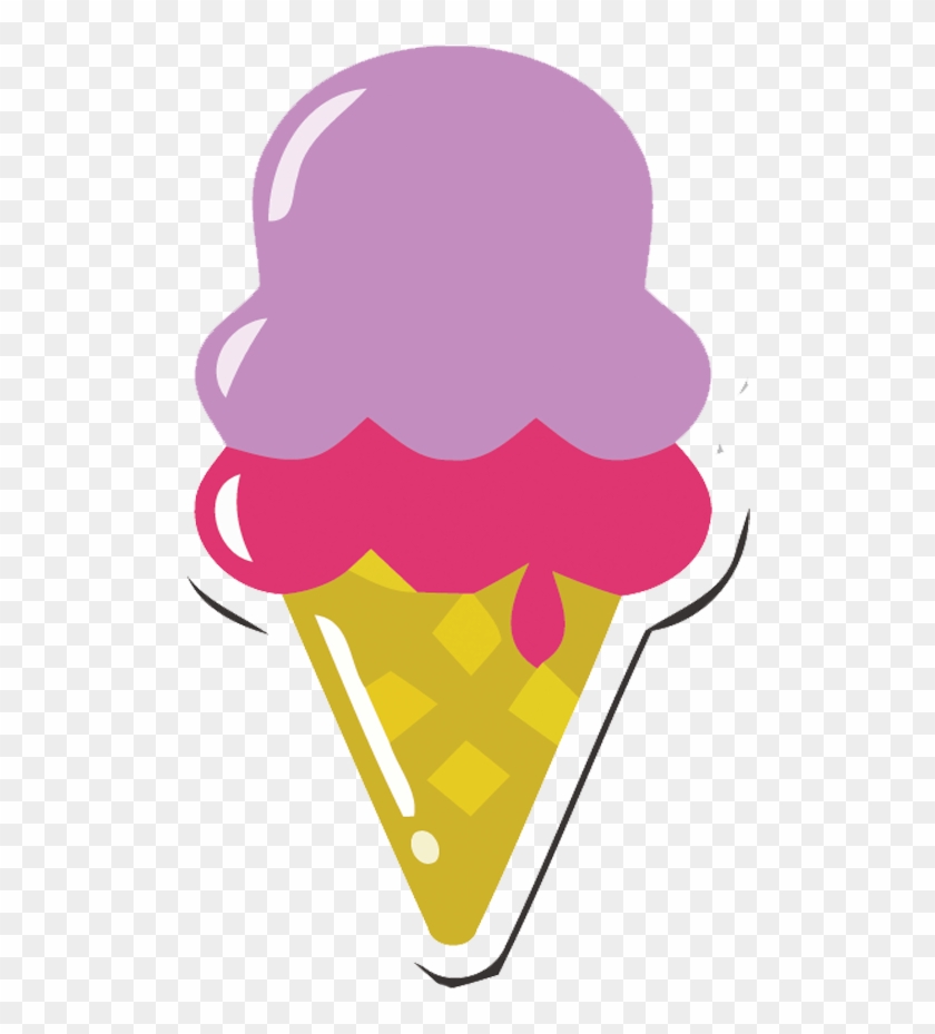 Purple Clip Art Vector Creative - Gelato - Png Download