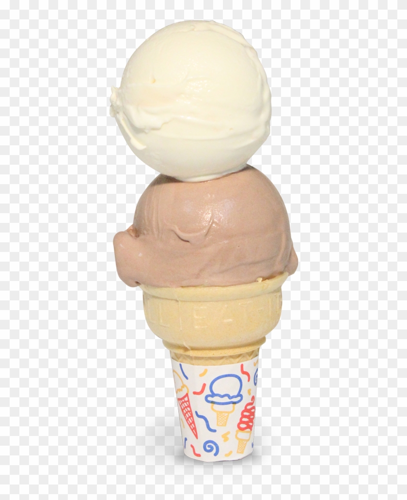 Custard's Last Stand Double Dip In A Cone - Ice Cream Cone Clipart #1202063