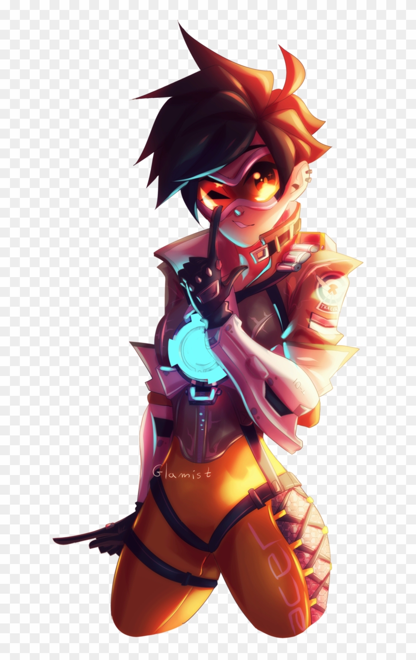 Tracer By Glamist - Tracer Gif Anime Clipart #1202394