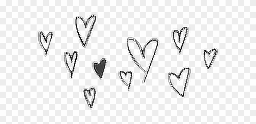 1024 X 1024 26 - Black And White Aesthetic Hearts Clipart #1202447