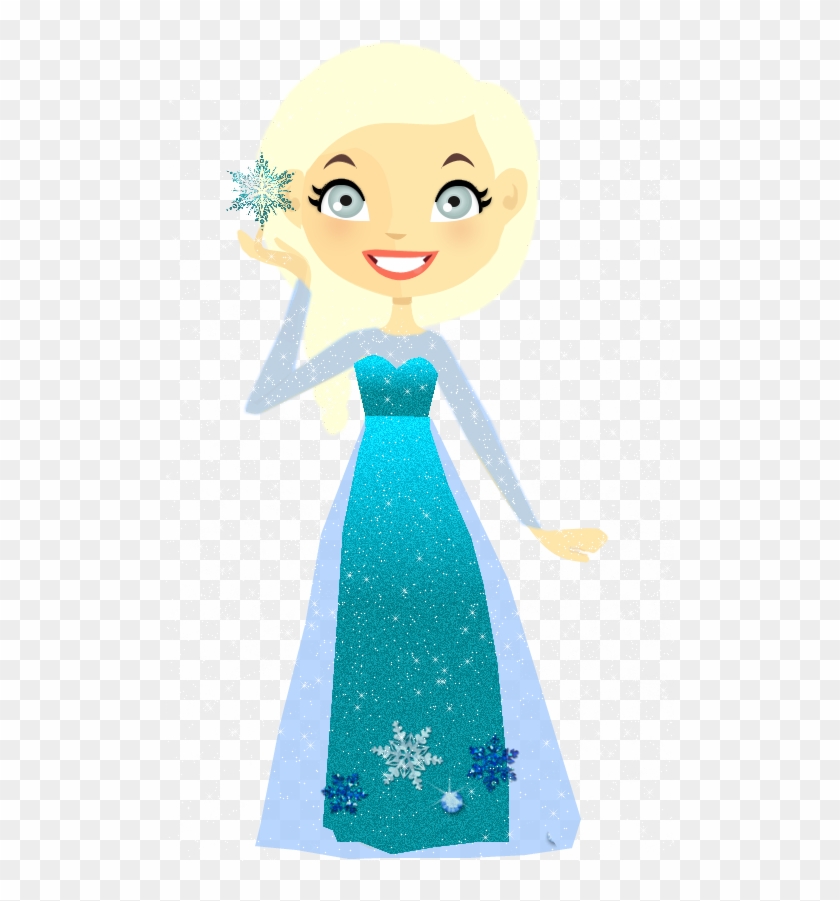 Download Frozen Clipart Elsa Disney Princess Anna - Vestido De Elsa Para Dolls Png Transparent Png