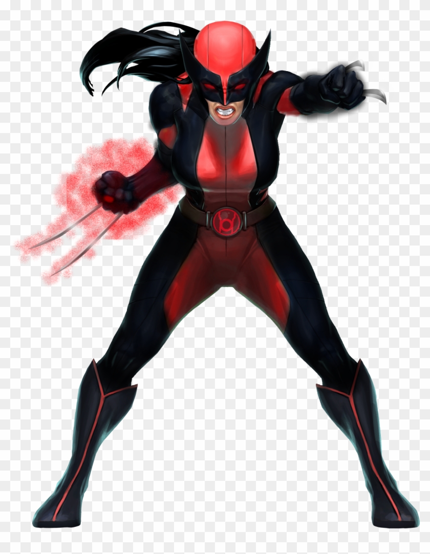 All New All Different Red Lantern Wolverine Clipart