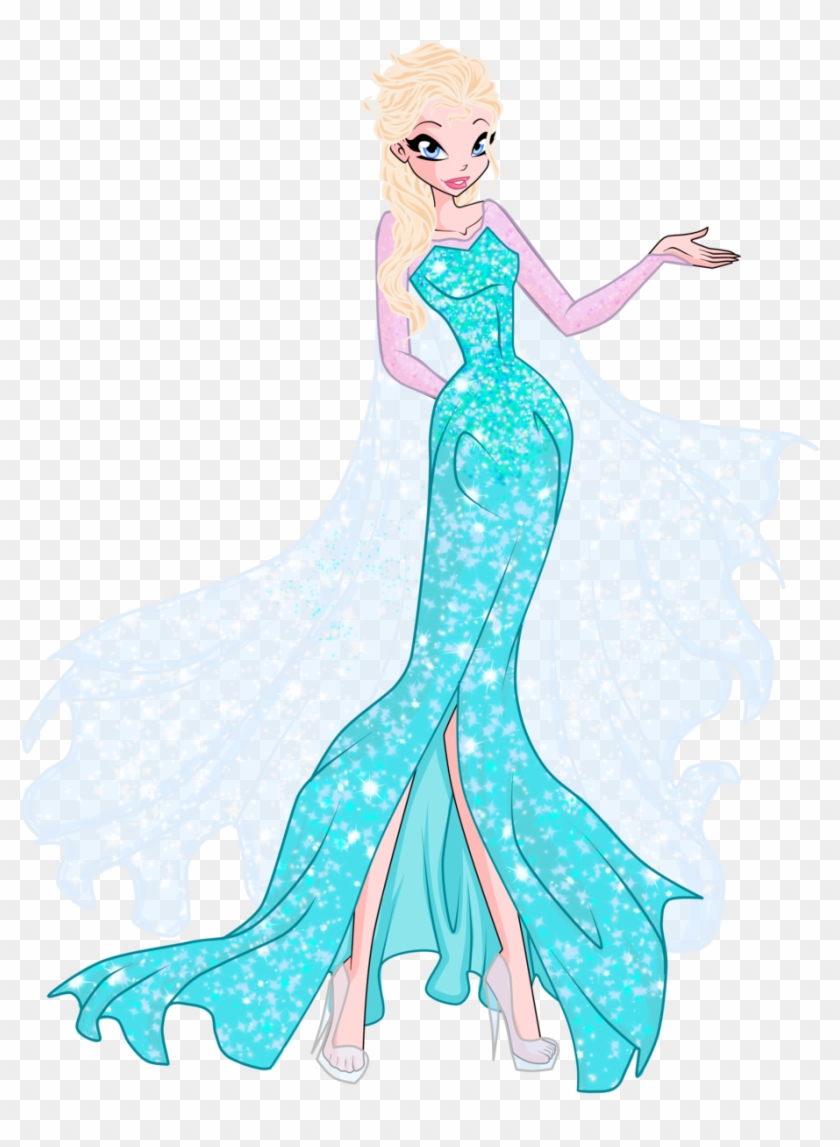 Elsa Rapunzel Anna Olaf Drawing Clipart