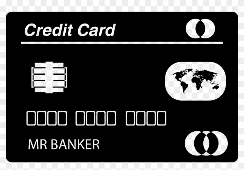 Credit Card Comments - World Map Clipart #1202759