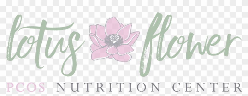 Logo Lotus Flower Pcos Nutrition Center - Anemone Clipart #1202849