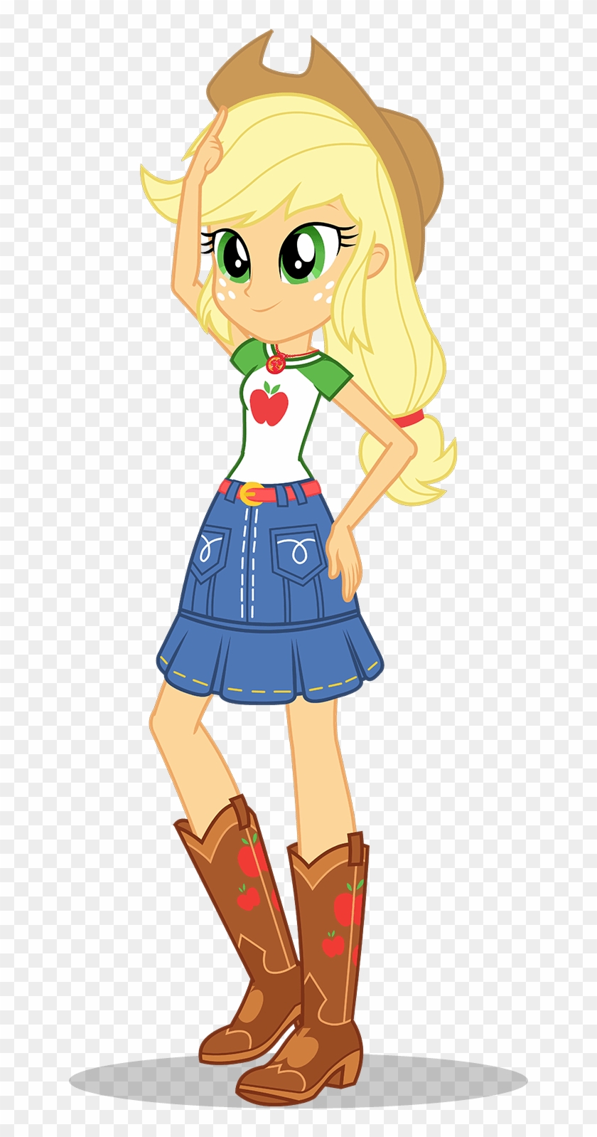 My Little Pony - Mlp Applejack Equestria Girl Clipart #1202850