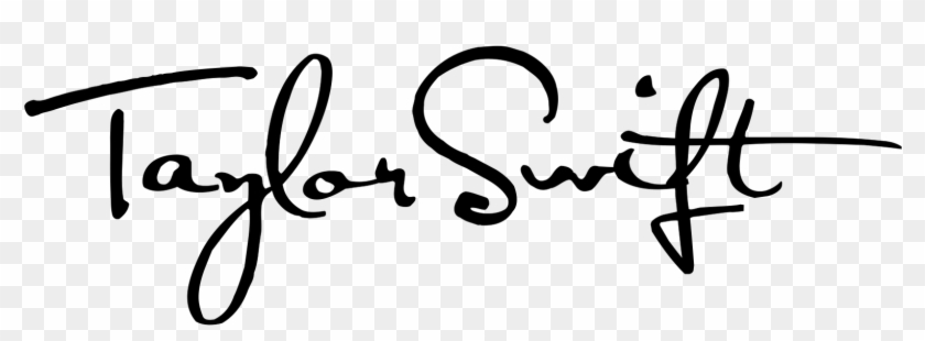 Taylor Swift Signature , Png Download - Taylor Swift Signature Clipart #1203399