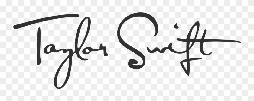 Taylor - Taylor Swift Signature Red Clipart
