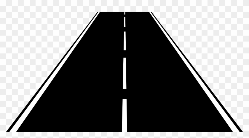 Road To Sunset Clipart Png Clip Free Download - Highway Clipart Black And White Transparent Png