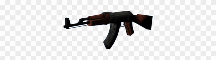 3d Model Ak 47 For Smartphones Games Third Person Shooter - Firearm Clipart #1204215
