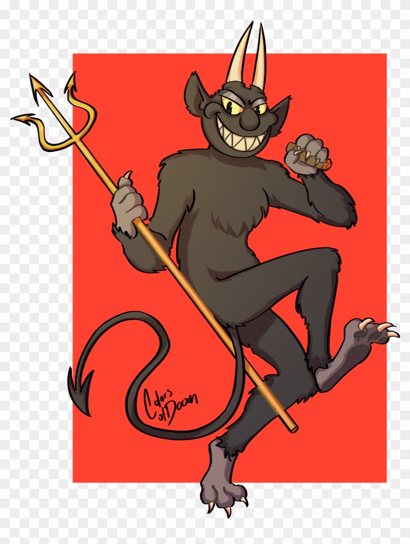 Devil Png Image Download - Devil Cuphead Fanart Clipart