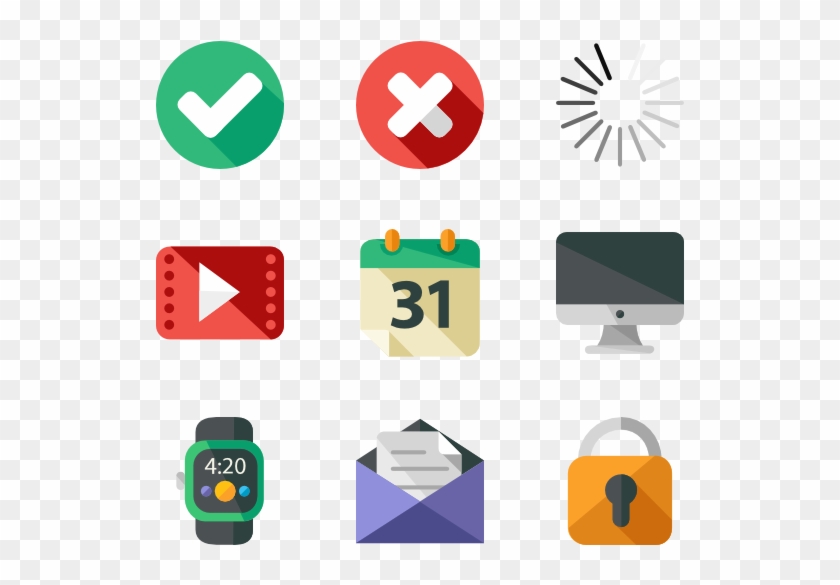 Flat Icon Yes No Clipart