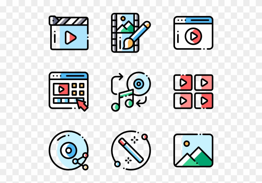 Audio And Video Edition - Automatization Icon Clipart #1204833