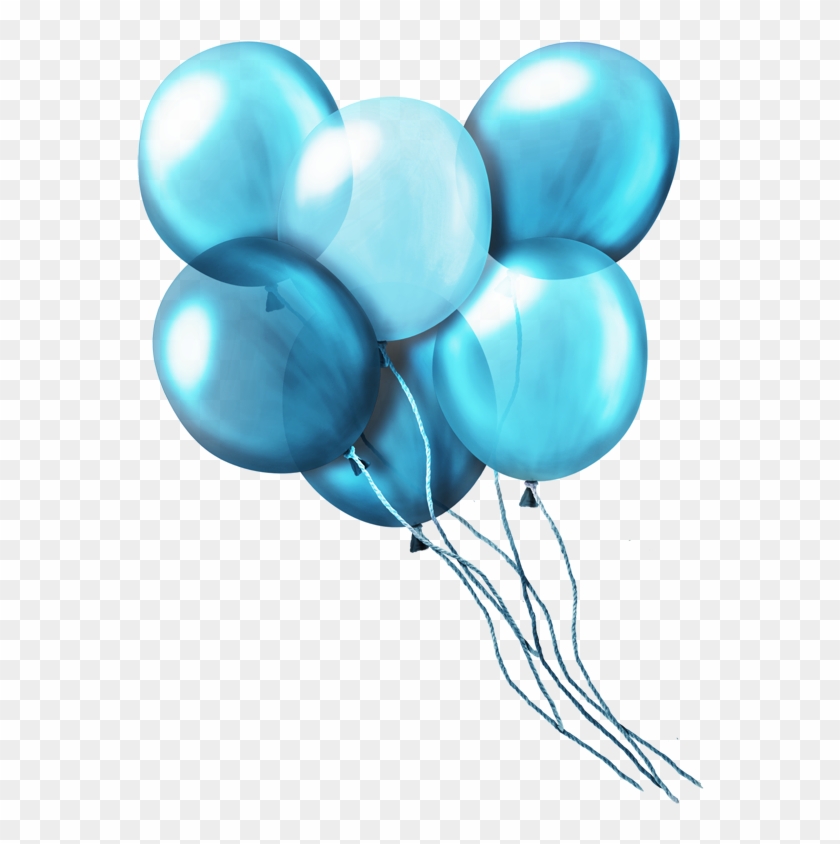 600 X 814 2 0 - Blue Balloons With Transparent Background Clipart #1204956