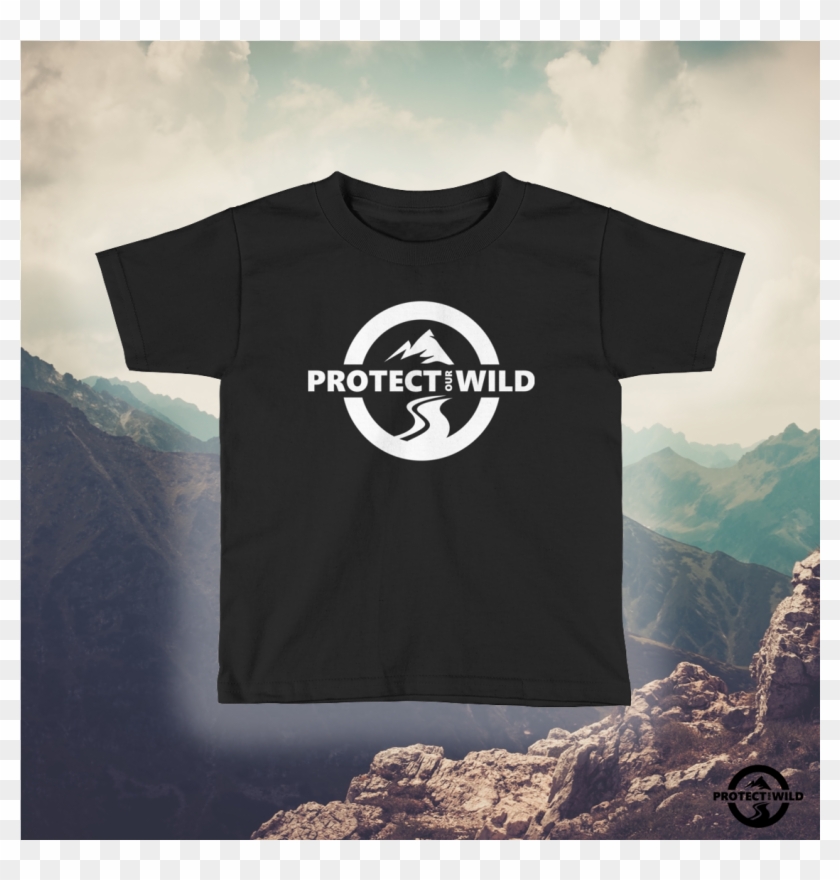 Kids Pow Tee Black - T-shirt Clipart