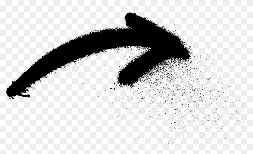 Free Download - Arrow Png Spray Paint Clipart #1205613