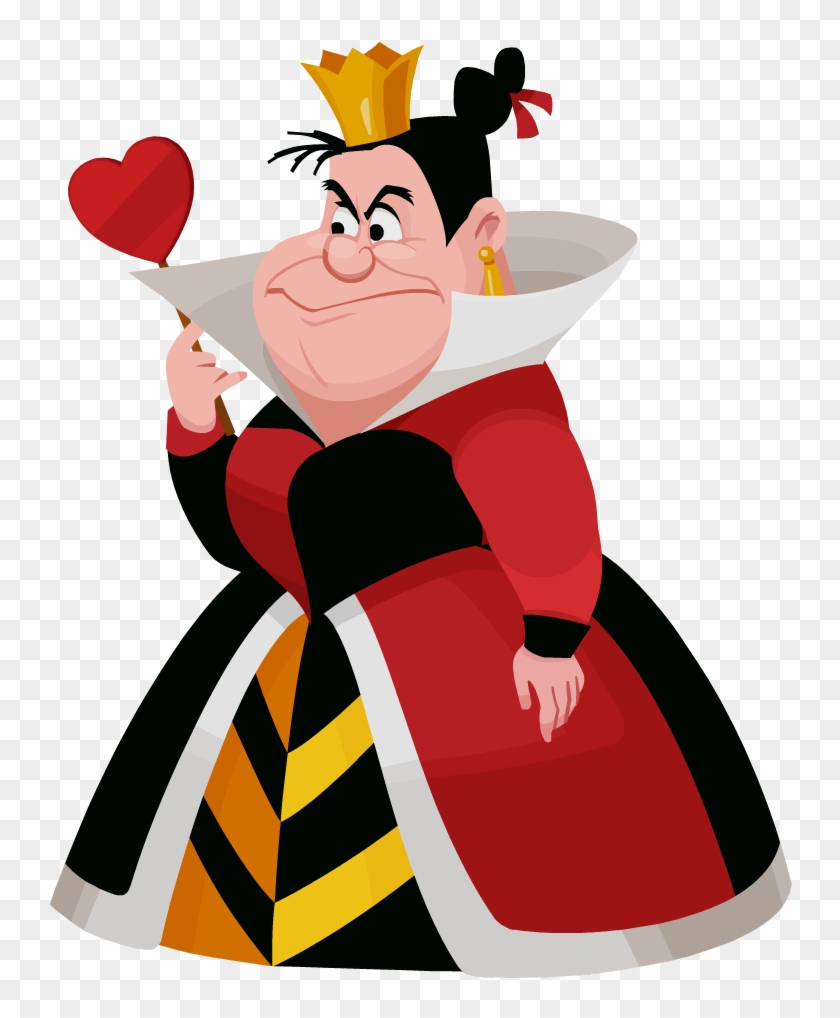 Queen Of Hearts01 - Alice In Wonderland Queen Of Hearts Png Clipart #1206135