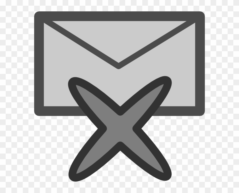 How To Set Use Delete Mail Icon Png Clipart #1206264
