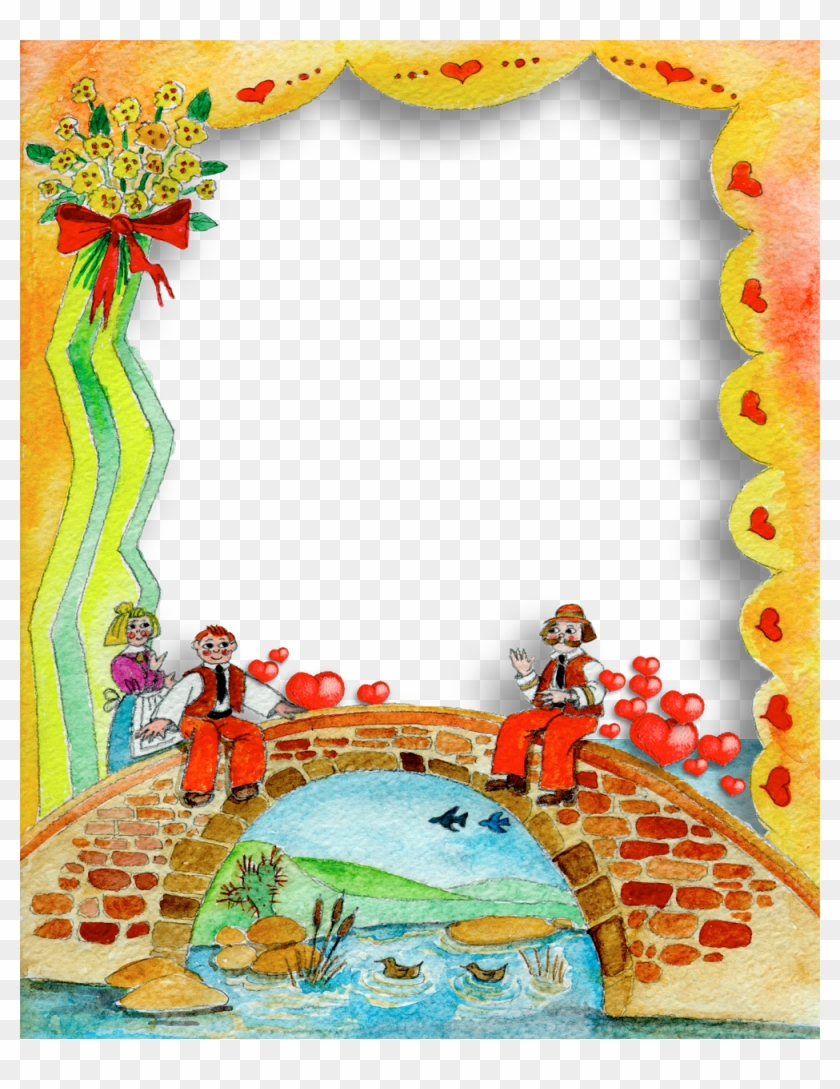 Painting Photo Frame For Child Clipart