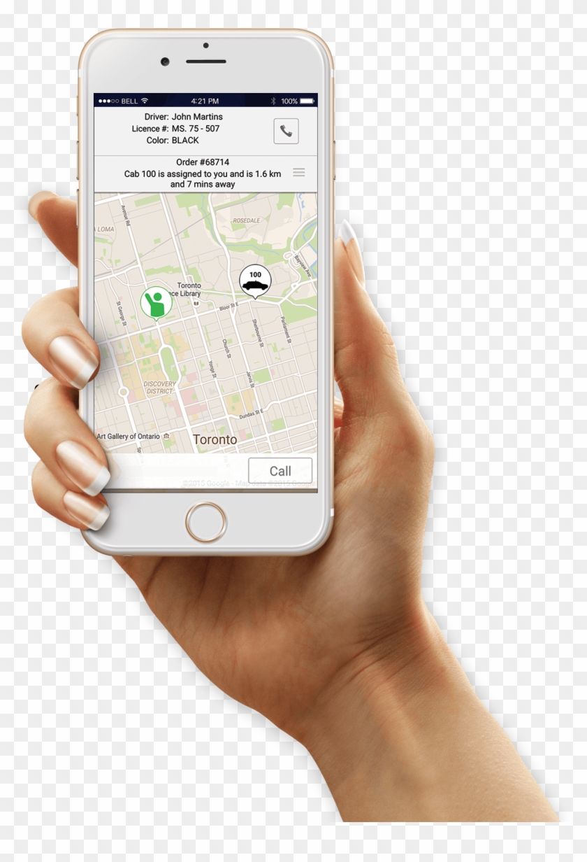 Aeroport Taxi Mobile App - Student Mobile Application Clipart