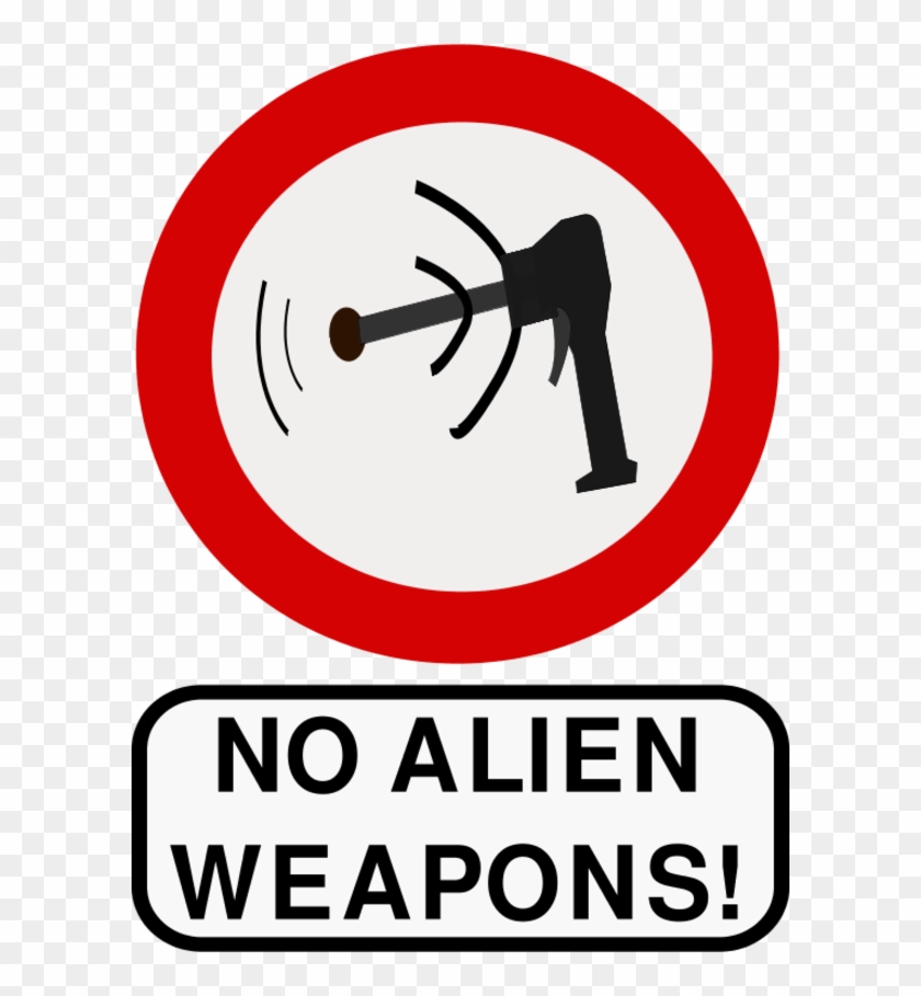 No Alien Weapons Clipart #1206666
