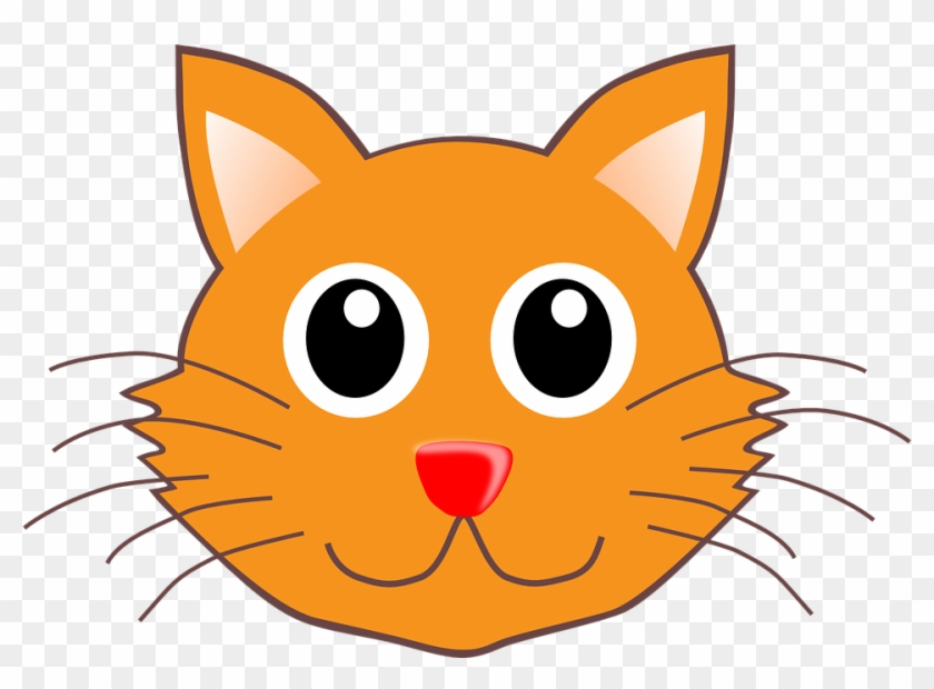 Cat Head Portrait - Cat Head Clip Art - Png Download