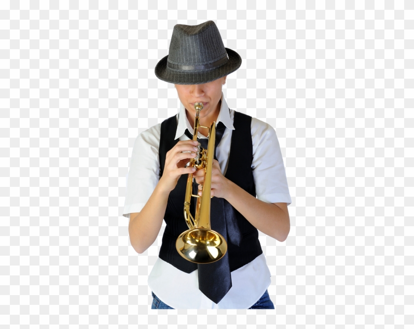 Share - Trumpet Player Png Clipart