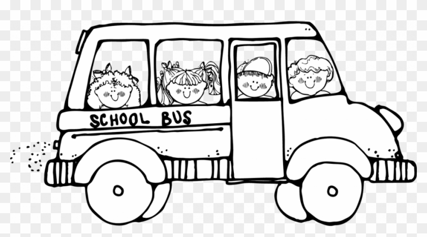 Safety Coloring Page Clipart Panda Free Images - School Bus Clip Art Black And White - Png Download