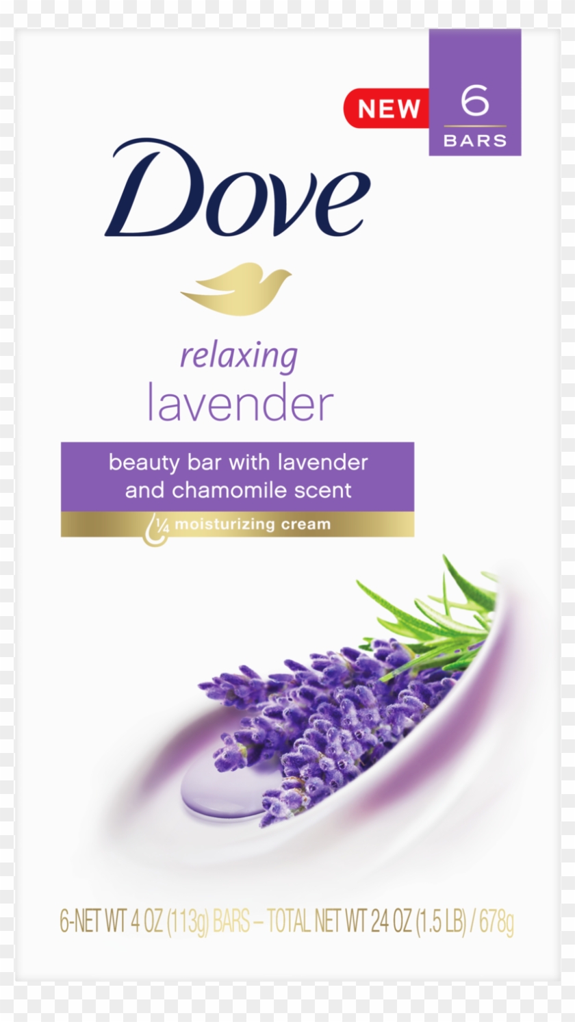 Dove Lavender Beauty Bar Clipart