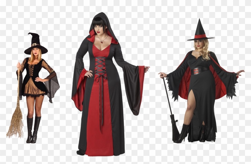 Plus Size Costume Witch Clipart #1207581