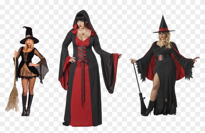 Plus Size Costume Witch Clipart
