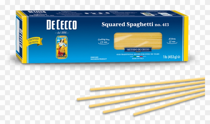 Squared Spaghetti No - De Cecco Squared Spaghetti Clipart #1207930
