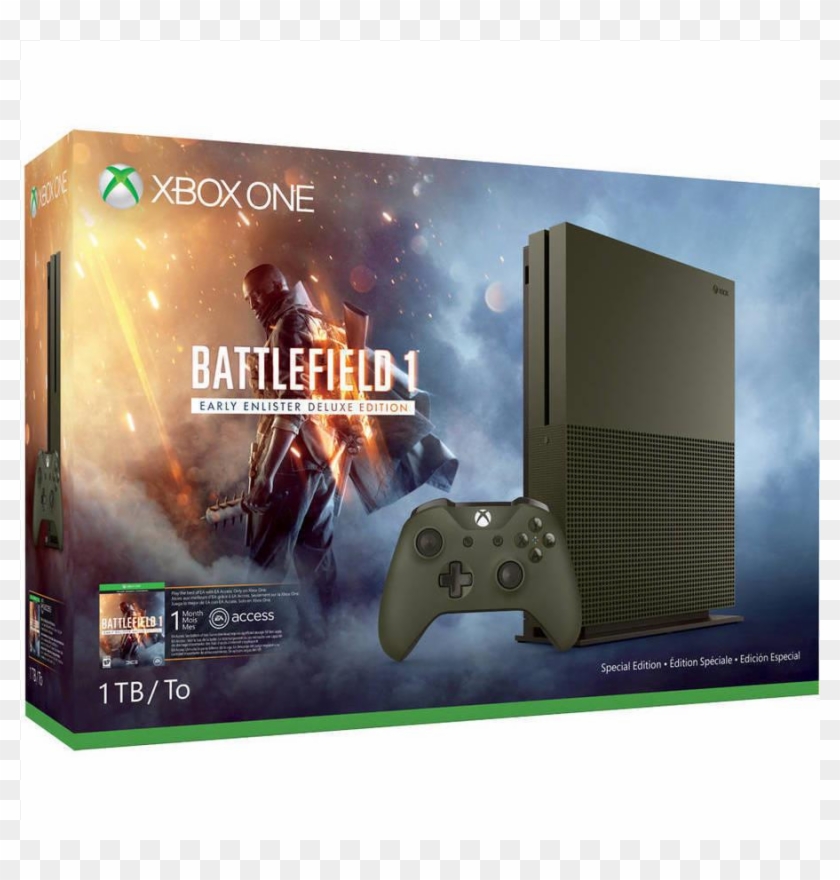 Auction - Xbox One S Battlefield 1 Edition Clipart #1207932