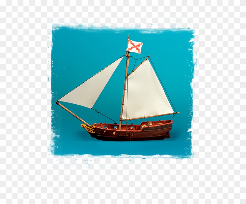 28mm Sloop - Sloop Pirate Ship Clipart
